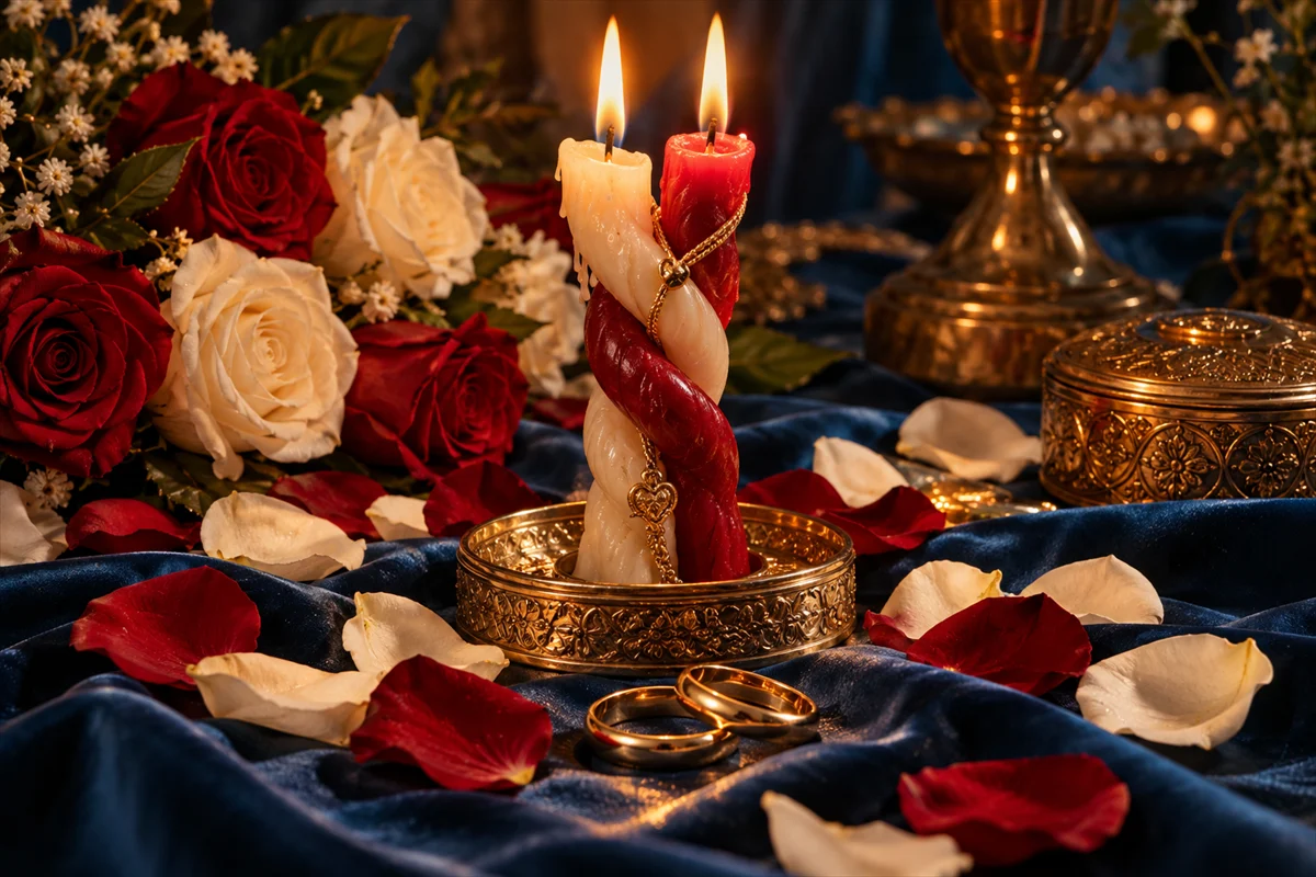 Altar e elementos de Orientação Amorosa